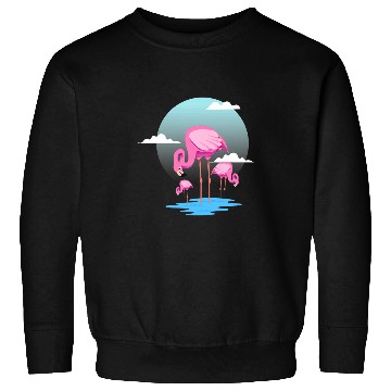 Discover Flamingo Pet Zoo Bird Watcher Sweatshirts