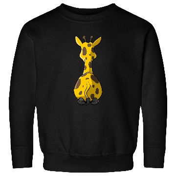 Discover Giraffe Pet from behind Sweatshirts