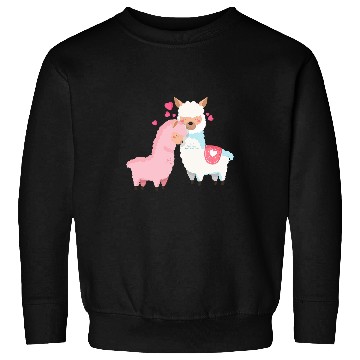 Discover Llama Pet Couples Gift Wedding Anniversary Valentines Him Her Sweatshirts
