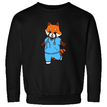 Discover nurses Job Comic red panda nurses Sweatshirts