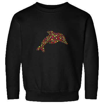 Discover Dolphin Pet Gift Polka Dot Dolphin 15th September International Dot Day Sweatshirts