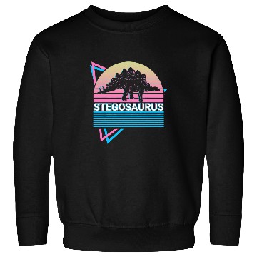 Discover Dinosaur Pet Stegosaurus Dinosaur Retro Sweatshirts