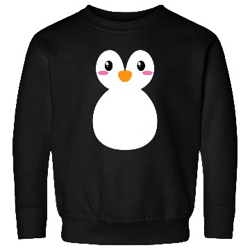 Discover Penguin Pet Face Design or Easy Costume Black Sweatshirts