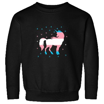 Discover Unicorn Pet Transgender Pride Flag Unicorn Transgender Sweatshirts