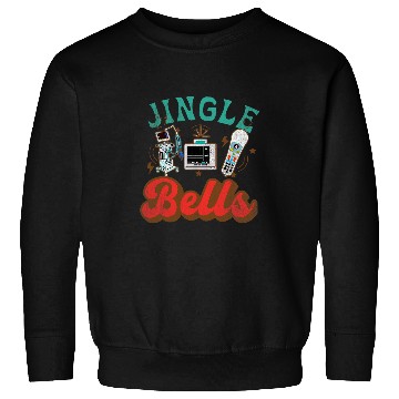 Discover nurses Job xmass Jingle Bells Respiratory Therapist Xmas Sweatshirts