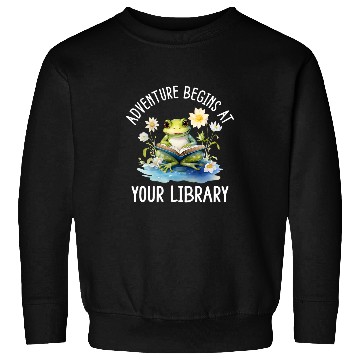 Discover Book Fun Adventure Begins At Your Library Summer Reading Program 04 3 Sweatshirts