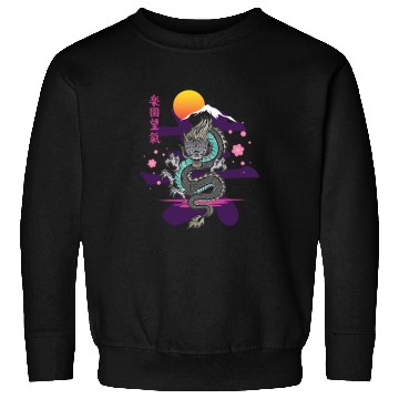 Discover Dragon Pet Japanese Dragon Asia Tattoo 1 Sweatshirts