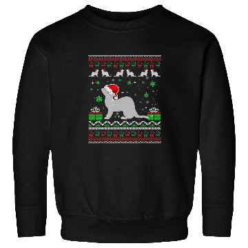 Discover Ferret Pet Christmas Lovers Polecat Ugly Christmas Sweater Sweatshirts
