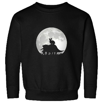Discover Dinosaur Pet Easter bunny Dinosaur triceratops Sweatshirts