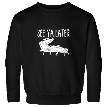 Discover Alligator Pet See Ya Later Alligator Gator Chilling With Sunglasses Sweatshirts
