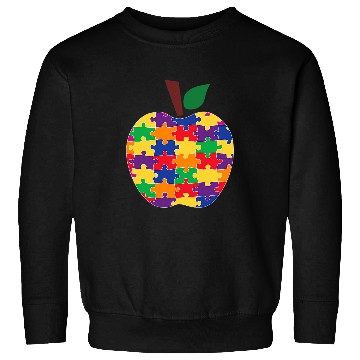 Discover Autism Puzzle Kindness Month Kind Apple {uzzle Sweatshirts