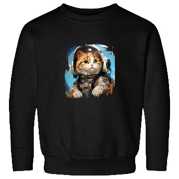 Discover Astronaut Job Scotch Fold Cat Astronaut Vbs 2T Sweatshirts