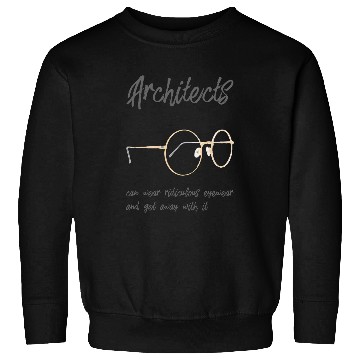 Discover Turtle Pet Architect style glasses black clothes turtleneck Sweatshirts