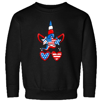 Discover Unicorn Pet Face 4th Of July Cute Girls Kids Teens Sunglasses Sweatshirts