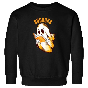 Discover Book Fun Cute Teacher Halloween Booooks ghosts Reading Sweatshirts