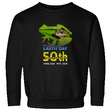 Discover Frog Pet Earth Day 50th Anniversary Frog and Toad Silhouette Sweatshirts