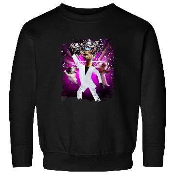 Discover Llama Pet Disco Ball Llama Dancing Funny Sweatshirts
