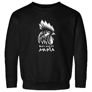 Discover Chicken Pet Key West Florida White Rooster Sweatshirts