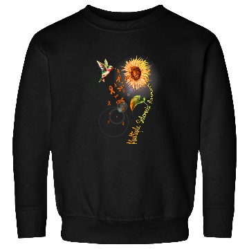 Discover Multiple Sclerosis Ribbon Sunflower Hummingbird Sweatshirts