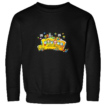 Discover Autism Puzzle School Bus Driver Sweatshirts