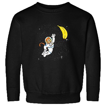 Discover Astronaut Job Monkey Astronaut Space Shuttle Galaxy For Ape Lover Sweatshirts
