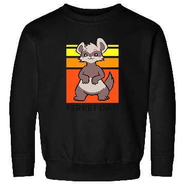 Discover Ferret Pet Dad Funny Ferret Owner Papa Sweatshirts