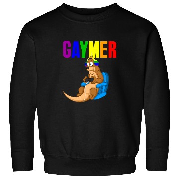 Discover Otter Pet Gaming Otter Gaymer Gay Pride LGBTQ Sweatshirts