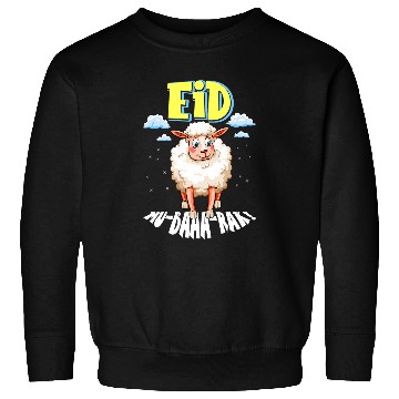 Discover Sheep Pet Eid Mubarak Muslims Mu Baaa Rak Funny Sheep Islamic Ramadan Sweatshirts