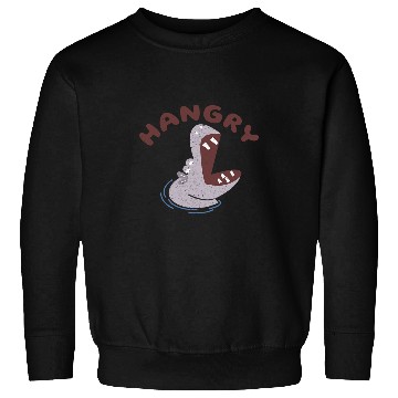 Discover Hippo Pet Hangry Cute Hippo22 Sweatshirts