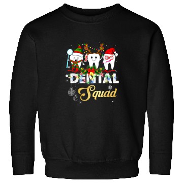Discover dentists Job Hygienist Christmas Dental Squad Outfit Sweatshirts