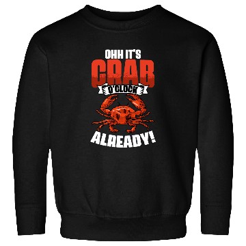 Discover Fishing Fun Crabs Funny Crabbing Season Crab Fishing Enthusiast Crab Fisherman Sweatshirts