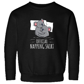 Discover Koala Pet Sleeping Koala Lover Official Napping Sweatshirts