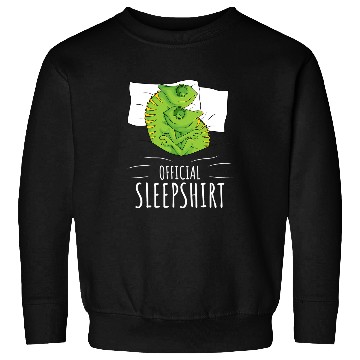 Discover Chameleon Pet Lizard Official Sleep 1 Sweatshirts