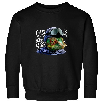 Discover Chameleon Pet Lieutenant Chameleon Hiss Sweatshirts