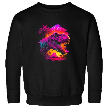 Discover Dinosaur Pet Vaporwave TRex Edgy Aesthetic Streetwear Sweatshirts