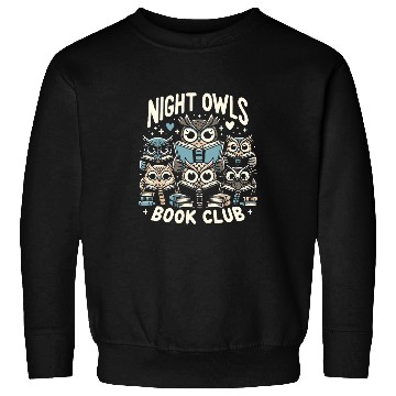 Discover Book Fun Literary Bird Funny Reading Owl Sweatshirts