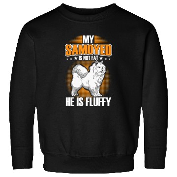 Discover Samoyed Pet is not fat Samoiedskaya Spitz Sweatshirts