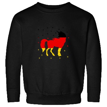 Discover Unicorn Pet German Germany Flag Sweatshirts