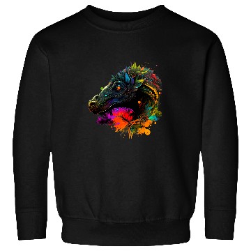 Discover Dinosaur Pet Velociraptor Spirituality Sweatshirts