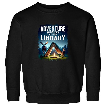 Discover Summer Reading Program 2024 Adventure Begins at Your Library 211 Sweatshirts