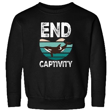 Discover Whale Pet End Captivity Orca Sea Mamal Lover Sweatshirts