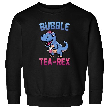 Discover Dinosaur Pet Bubble TeaRex  Cute Milk Tea Sweatshirts