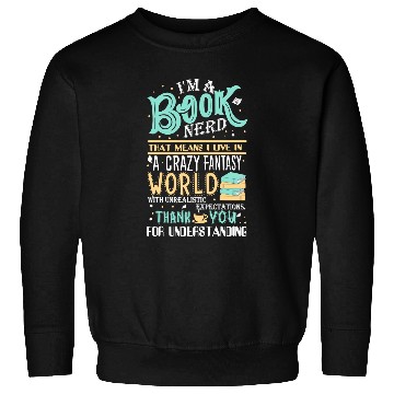 Discover Book Fun Nerd 14 Sweatshirts
