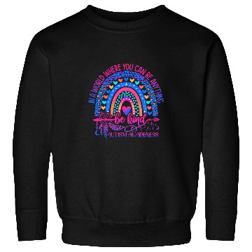 Discover Autism Puzzle Be Kind Leopard Rainbow Choose Kindness Sweatshirts