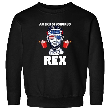 Discover Dinosaur Pet Americolnsaurus rexs Abraham Lincoln Sweatshirts