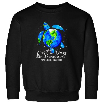 Discover Turtle Pet Earth Day 53rd Anniversary Sweatshirts