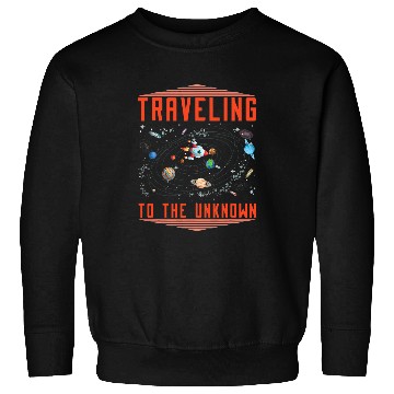 Discover Astronaut Job Space Traveling Galaxy Solar System Space Colonization Sweatshirts