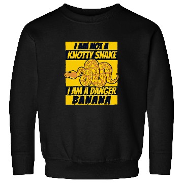 Discover Python Pet Not A Knotty Snake Danger Banana Breeder Banana Ball Python 1 Sweatshirts