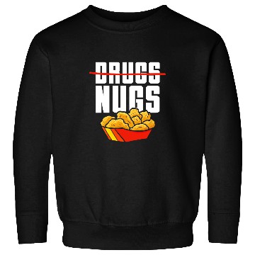 Discover Chicken Pet Nuggets Funny Merch Nugs Sweatshirts