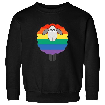 Discover Sheep Pet Rainbow Pride Flag Patterned Sweatshirts